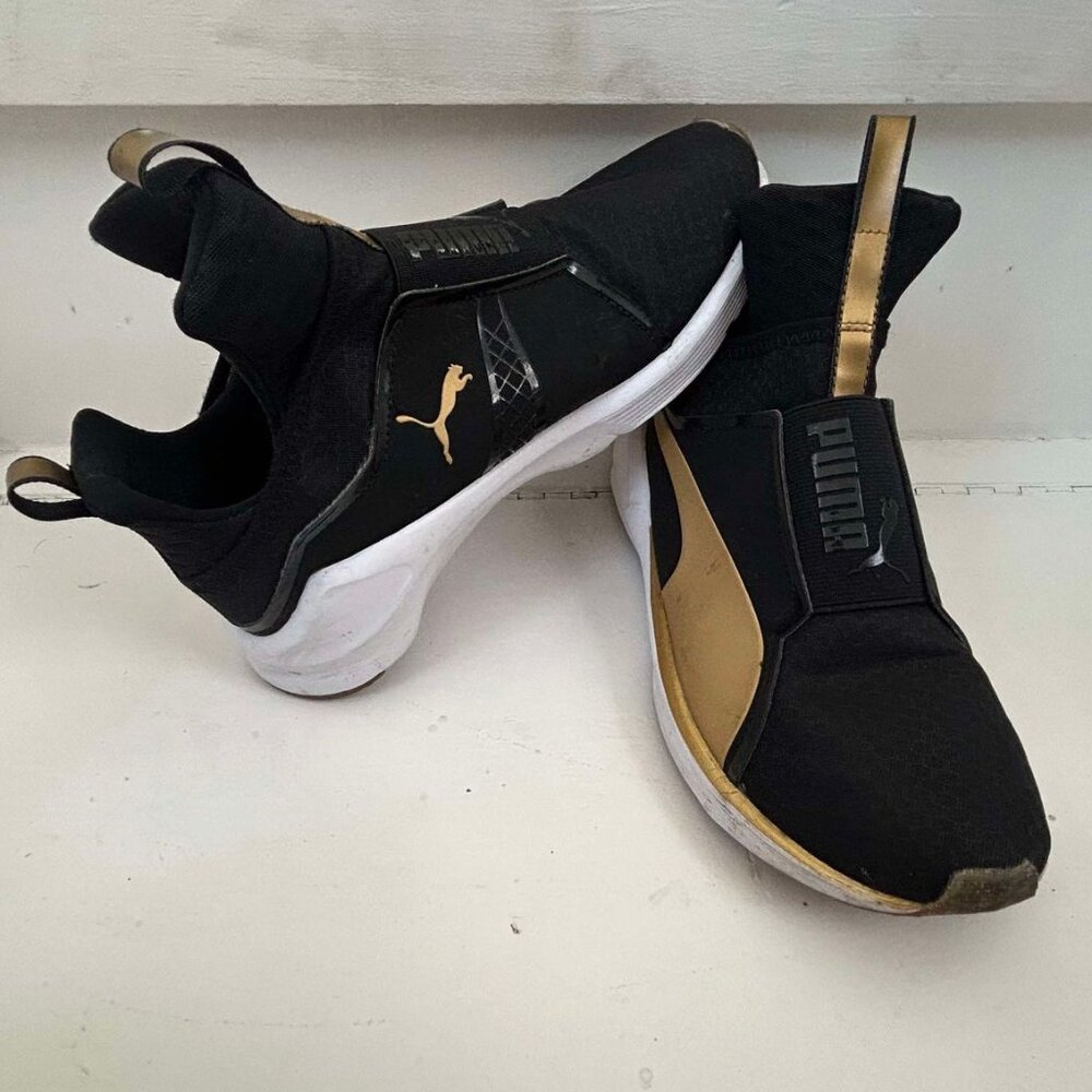 PUMA Women's Fierce Gold Cross-Trainer Shoe